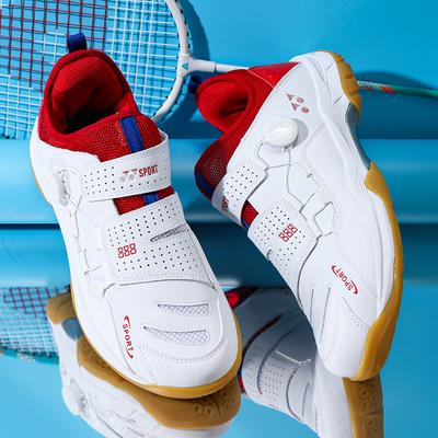 New Mens Badminton Shoes Cosy Wear Resistant Sports Training Tennis Shoes Match Field Badminton Sneakers for Man
