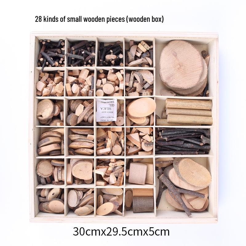 Wood Chips & Tree Slices Activity Kit for Kindergarten