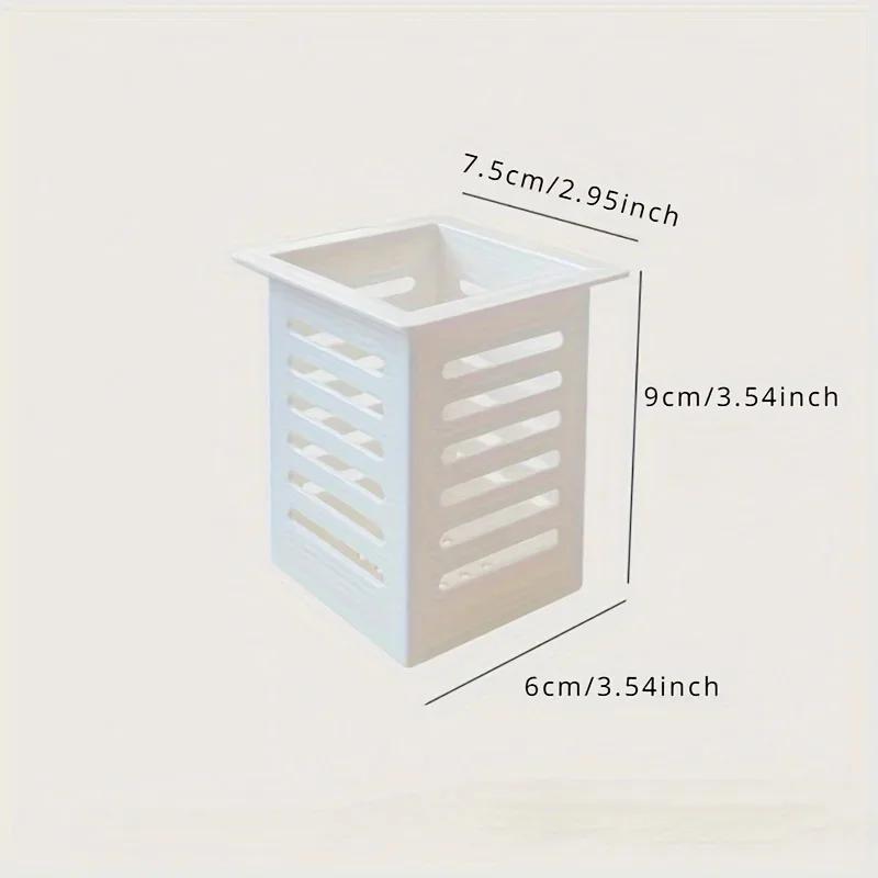 1/3pcs Wall Mounted Holder Drain Self-Adhesive Toothpaste Toothbrush Storage Rack Bathroom Daily Necessities Organizer