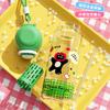 Water Bottle New Food Safety Grade Children's Plastic Cup Sealed Leak-proof Drop-proof Water Cup School Portable Handle Cup