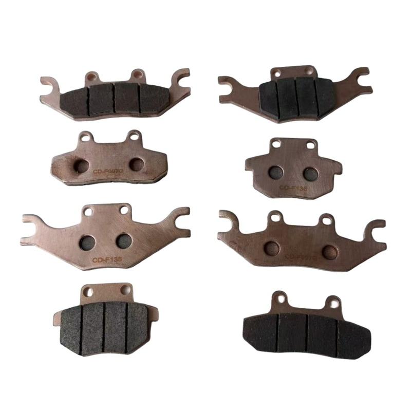 2 Pairs Front and 2 Pairs Rear SINTERED Brake Pads 15106010060 15106010080 For ODES 650 800 1000 ATV UTV Pathcross Troxus Dune