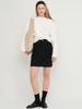 Beirut Suede Mini Skirt Black