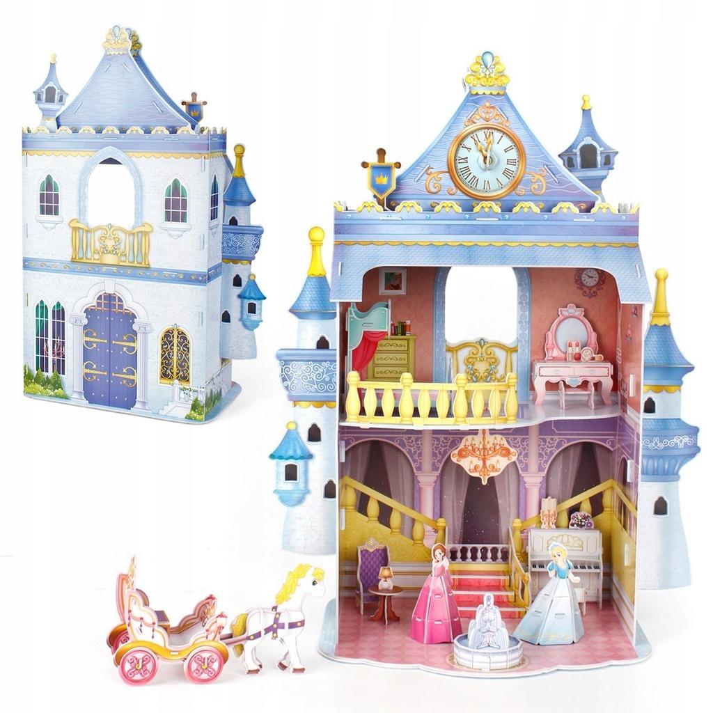 Cubic Fun Puzzle 3d Domek Dla Lalek Fairytale Cast 81 Elementy P809h