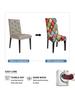 1PC Printing Elastic Dining Chair Cover Stretch Seat Case Slipcovers Chair Covers for Dining Room Wedding Hotel Banquet Office