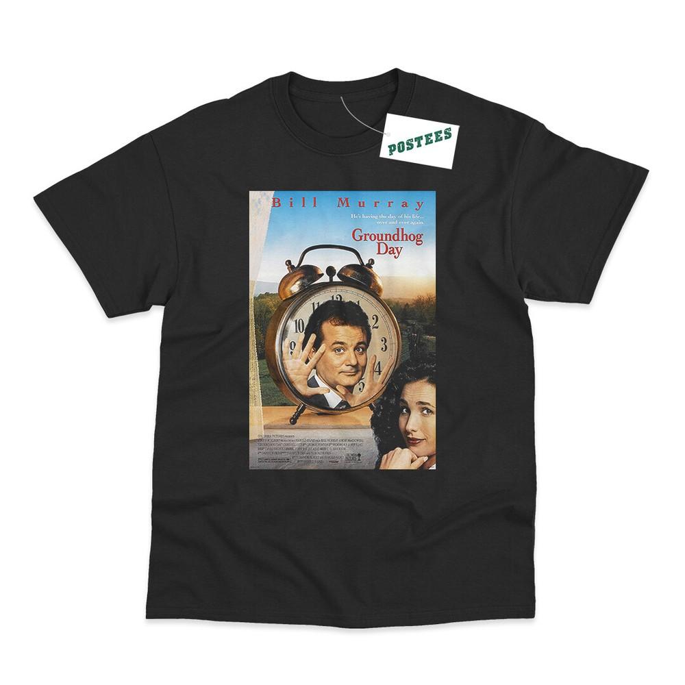 

Retro Movie Poster Style Inspired By Groundhog Day DTG Printed T-Shirt 4XL