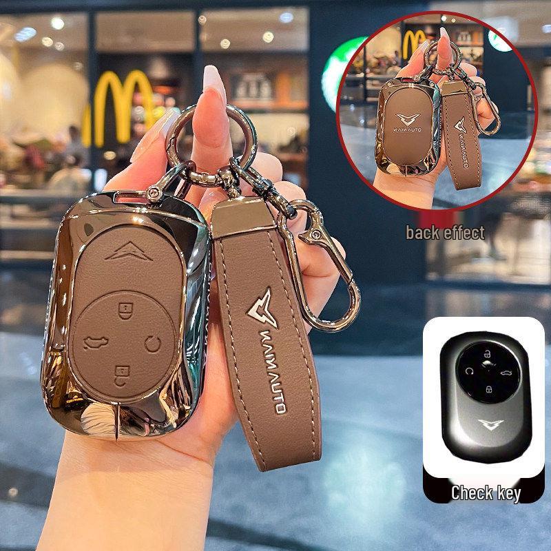 Compatible with 26 Kaiyi Shiyue Models: Kunlun iHD X7iHD New Energy Metal Car Key Fob Case