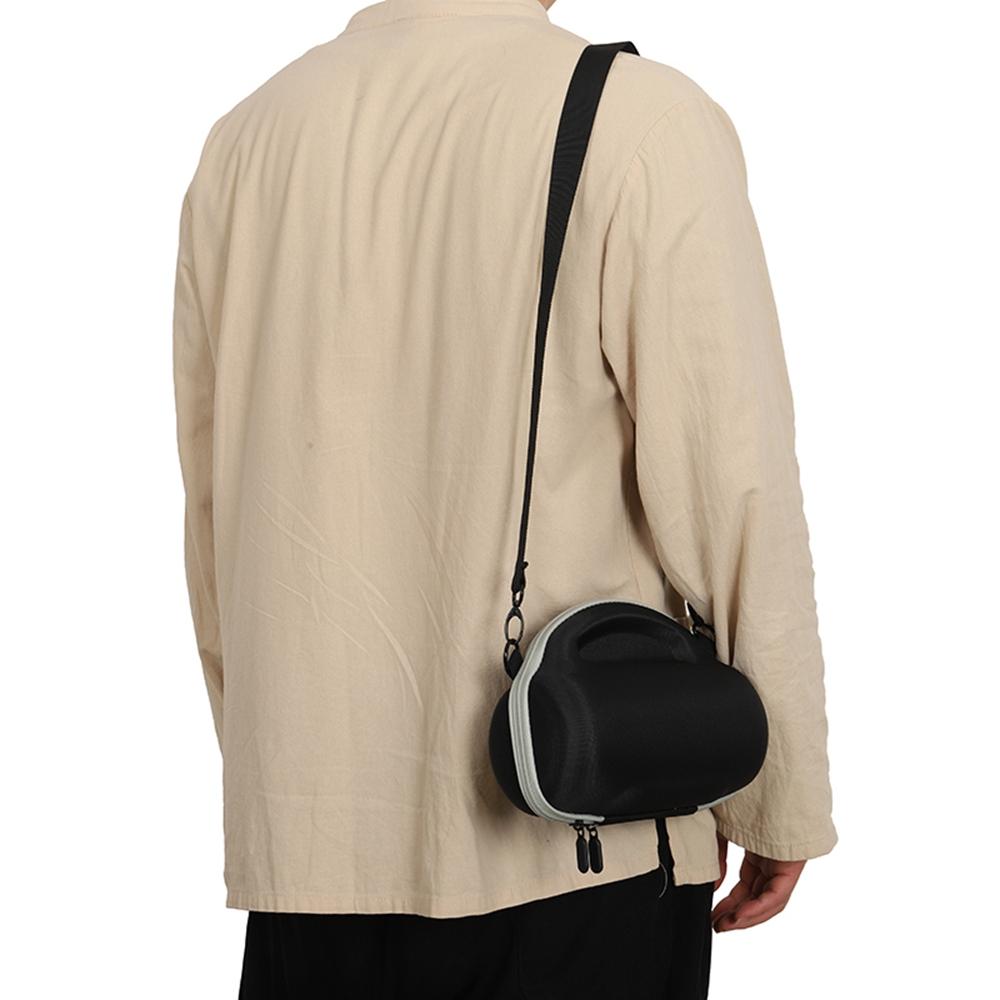 For JBL Charge 6 Speaker EVA Portable Storage Bag with Shoulder Strap Shockproof Protective Carrying Case