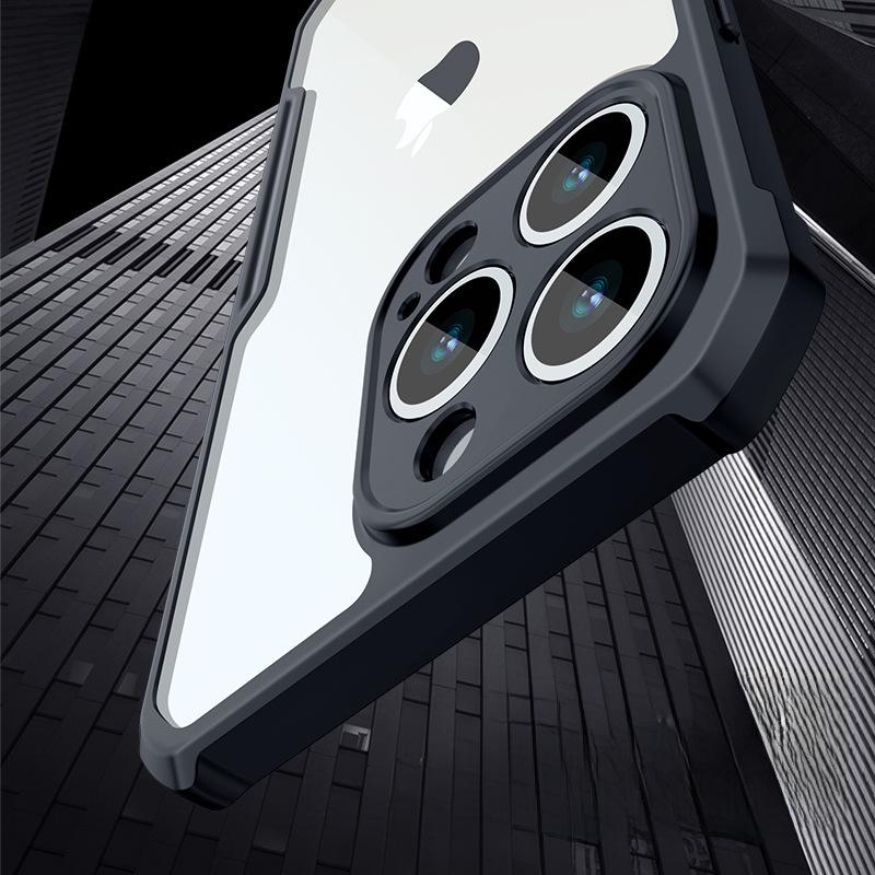 Xundi iPhone 15 Pro/14 Pro Max Slim Anti-Fall Transparent Case with Airbag Protection