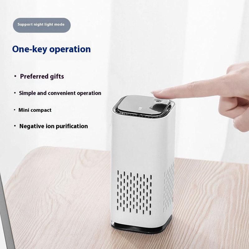 Car air purifier,portable air negative ion car oxygen small air purifier, for car, home office eliminate odors