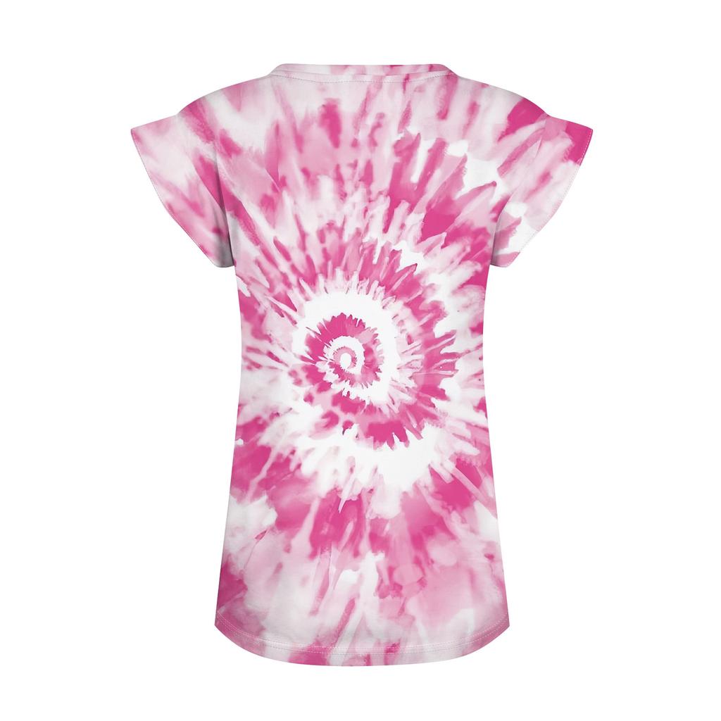 Women's Cap Sleeve Top Summer Printed Tank Top Basic T-Shirt Casual Loose