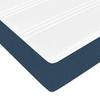 Ottoman Bed with Mattress Blue 140x200 cm Fabric