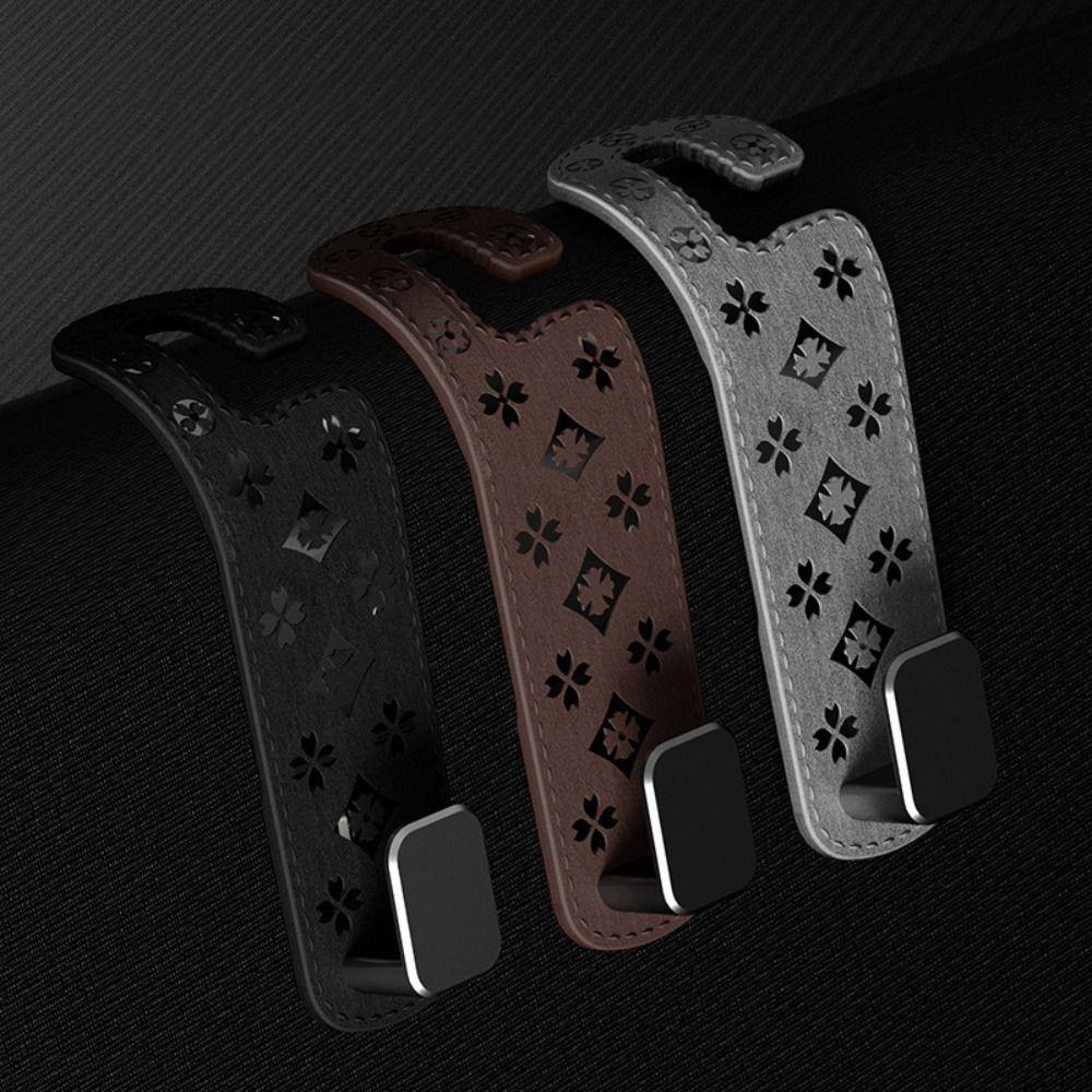 

2 шт./коробка практичный держатель для телефона многофункциональный скрытый металлический крючок для салона автомобиля автомобильные аксессуары коричневый