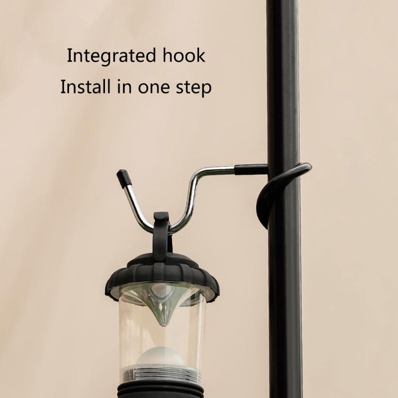 Lightweight Tent Hook Easy To Carry & Install Hook Long Service Tent Hook Slip Resistant Tent Hook 4pcs/set for Campers