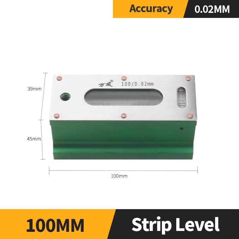 

High precision 0.02mm industrial level Mechanical Bar Level strip level Instrument Gauge Measuring Tool 100/150/200/250/300mm