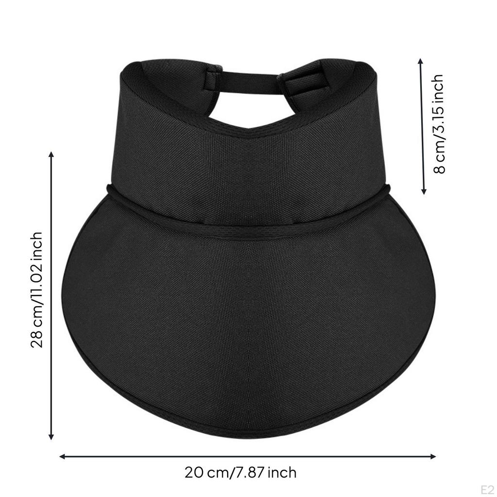 Hockey Neck Guard Padded Protector Anatomically Contoured for Speed Skaters, Athletes,