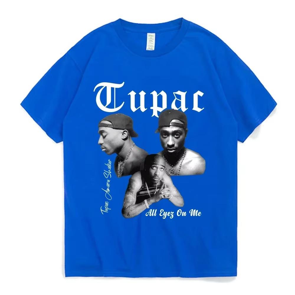 Rapper Tupac 2pac T Shirt Fashion High Quality Short Sleeves T-shirts Oversized Hip Hop Streetwear  Pro Choice  Redtube