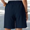 Women's Summer Loose Comfortable Sports Shorts Elastic High Waist Casual Beach Shorts With Pockets