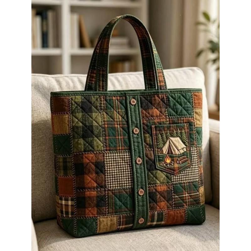 Animal Print Tote Bag - Shoulder Handbag With Zipper Pocket Daily Use Medium Size Street Style