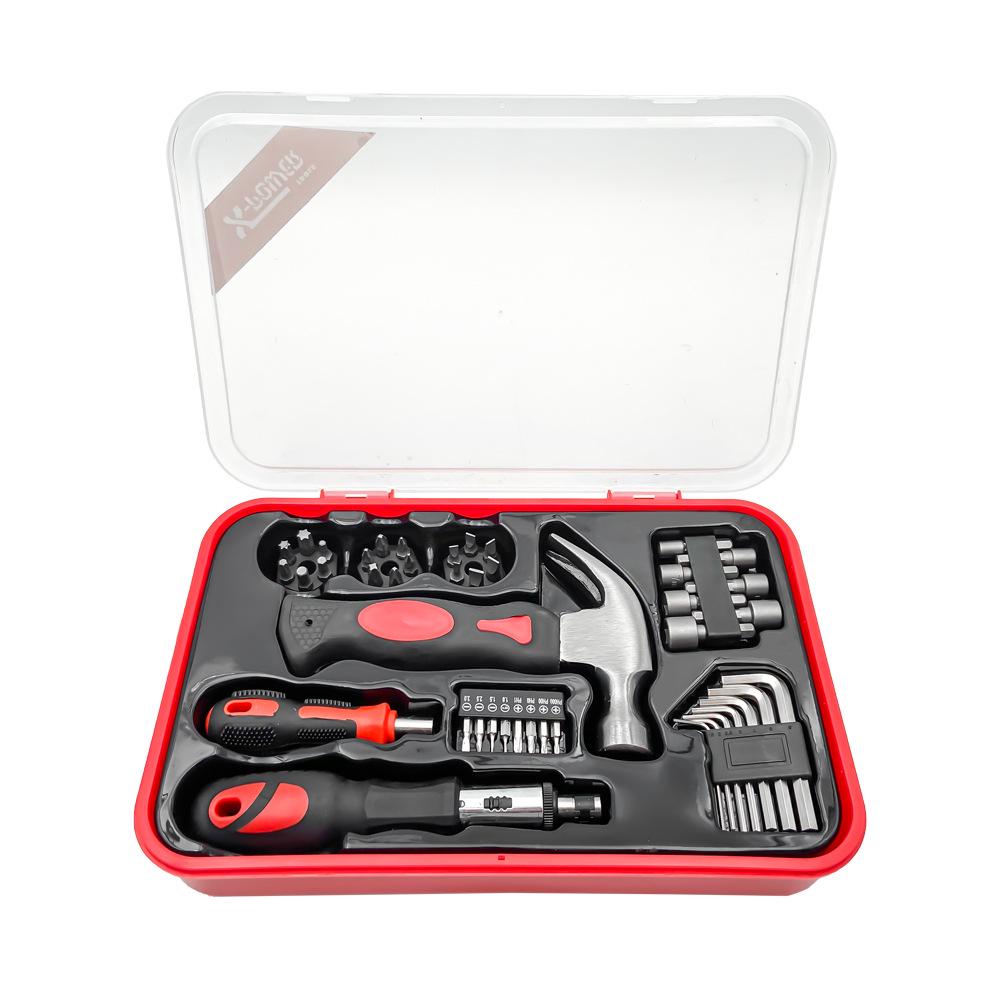 Multifunctional Household Tool Set: Complete Manual Hardware Kit for Electricians.