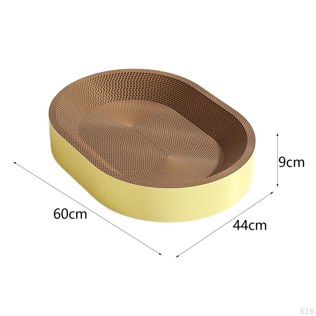 Cardboard Cat Scratcher Bed Scratch Pad Nest Sleeping Rest Lounge for Small Medium Large Cats