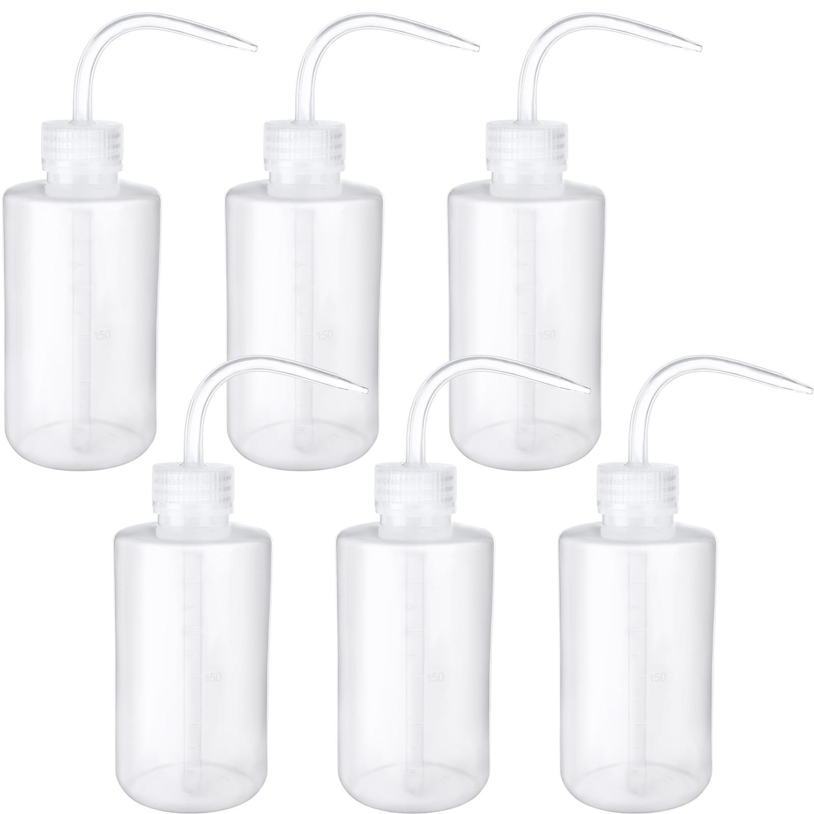 6 Pcs Wash Bottle Plastic Safety Lab Squeeze Bottle Transparent Squirt Squeeze B армия зеленый
