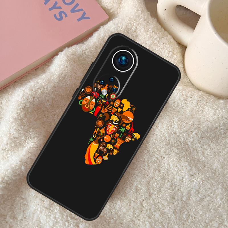 Africa Map Geogra Case For Honor X9a X8a X8b X9b X9c X8 X9 50 70 90 Lite Honor 200 Pro Magic 7 5 6 Lite Coque