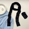 Long lace premium sense versatile double-layer elastic super long decorative scarf multi-functional strap headband waist