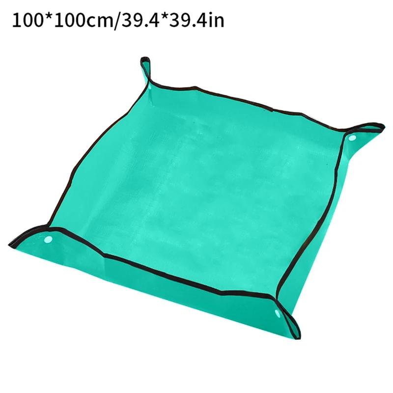 50-100cm Planting Mat Gardening Plant Repotting Mat Potting Pad Foldable Garden Plant Flower Pot Transplanting Waterproof Mats