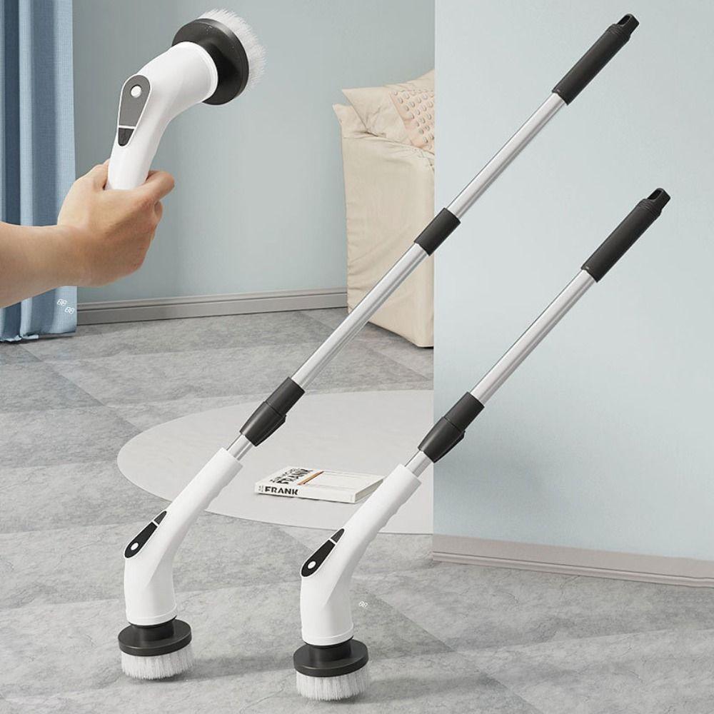 Handheld Electric Cleaning Brush Rechargeable Electric Spin Scrubber  Bathroom Cleaning