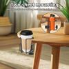 Desk Cup Holder Metal Iron Desk Bottle Storage Tray With Adjustable Side Opening Anti Spill Cup Holder for Home Office Dormitory