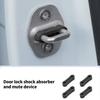 4Pcs Car Door Bumpers Silicone Shock Absorbing Pad for Quiet Closure Prevent Dents in Narrow Parking Spaces