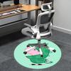 Dinosaur Costume,Peppa Pig Chair mat Round Rug Office carpet,Non slip, Suitable for Living Rooms, Bedrooms Decor1205048a