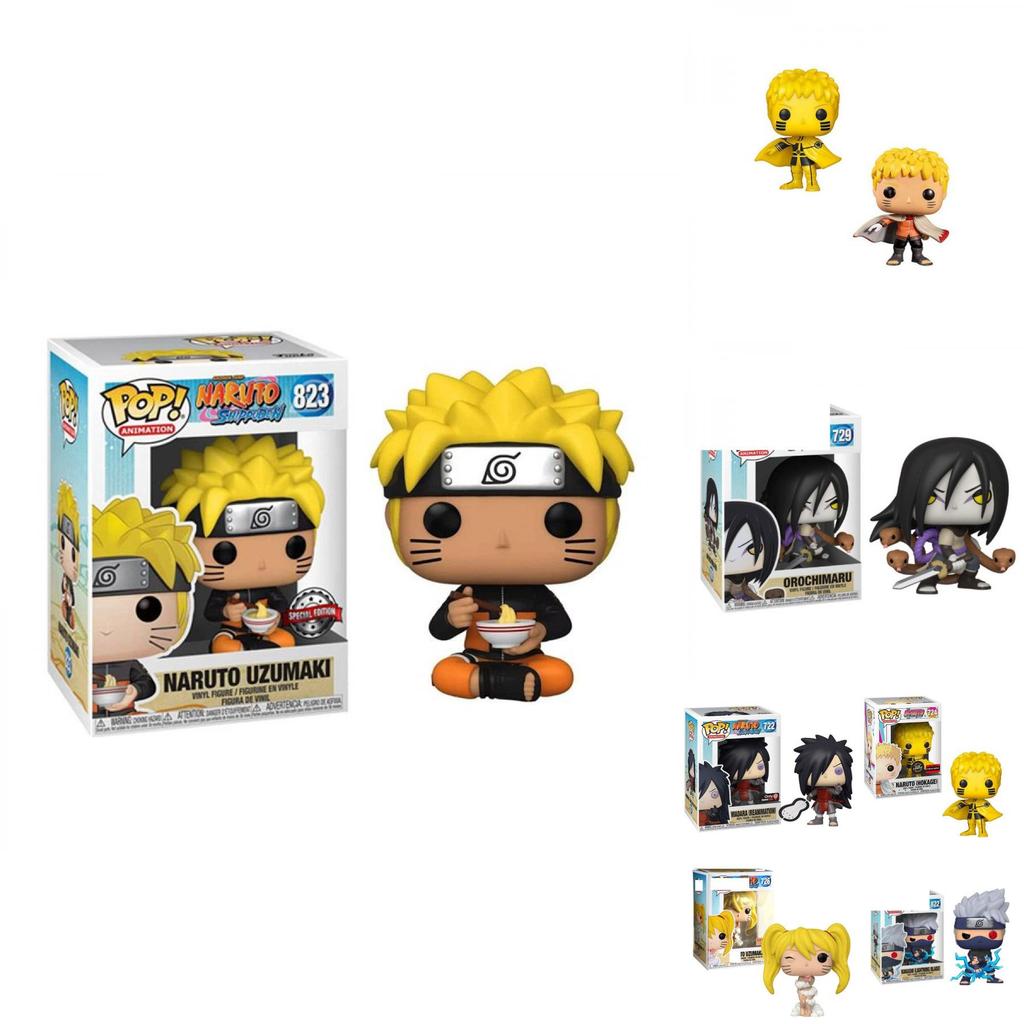 Hochwertige Pop Trans Naruto Actionfigur Spielzeug mit Sasuke und Kakashi