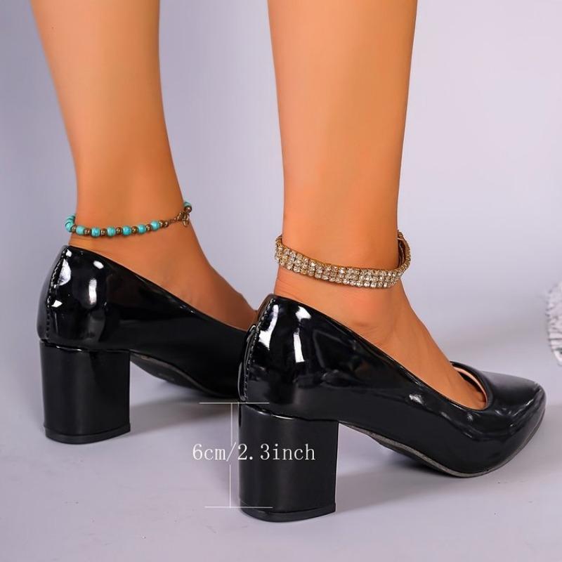 Fashion 2024 Work Shoes for Women Black Pumps Fall Casual Shoes Female High Heels Weding Shoes Pumps Heels Woman Zapatos Mujer