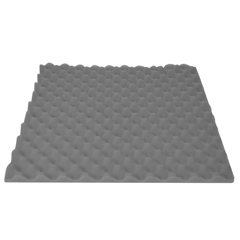 6Pcs Soundproof Padding Foam Sound Insulation Deadening Material for Studio Indoor Wall50x50x3.5cm