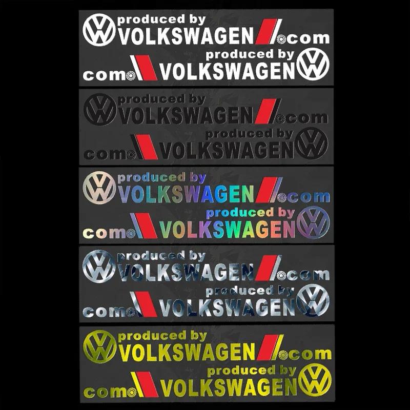 Pro VOLKSWAGEN VW Laserové Reflexní Samolepky na Přední Sklo Auta Samolepky na Karoserii pro Volkswagen Passat Tiguan Bora Jetta CC Beetle Sc