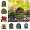 Multiple Styles Wooden Elven Gate Miniatures Fairy Gate Mini Fairy Gate Cute Fairy Tales Crafts Collection