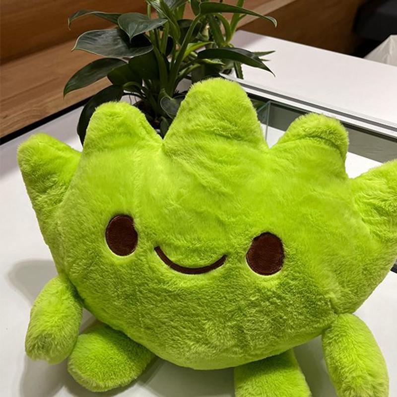 30CM Green Seaweed Plush Toy Cute Plant Plush Throw Pillow Soft Decoration Animation Doll For Children's Birthday Christmas Gift
