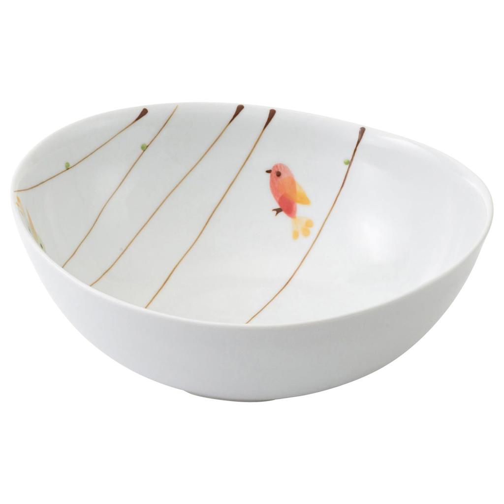 Bol Hasami Ware, capacitate 730 ml, roșu zboară, potrivit pentru cuptorul cu microunde, potrivit pentru mașina de spălat vase, 25381 aprox.