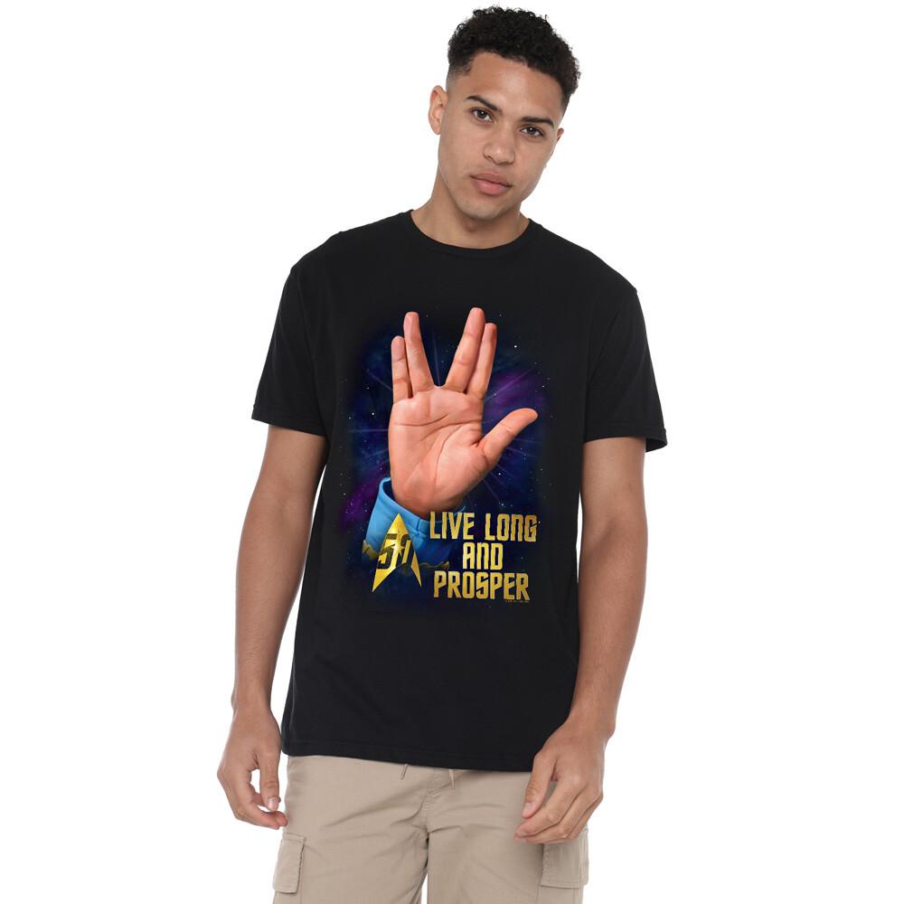 Star Trek Llap 50 T-Shirt S-2XL Black XXXL
