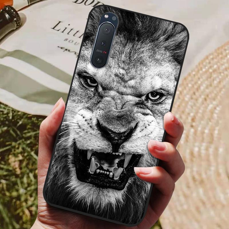 Für Sony Xperia 5 II Hülle Silikon Rückseite Handyhülle für Sony Xperia 5 II Hüllen Xperia1 III L4 Weiche Bumper Coque Cool Fundas