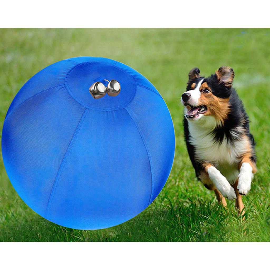 Minge de păstorit durabilă de 18 inch cu clopoțel încorporat pentru câini activi, exerciții și joacă în curte