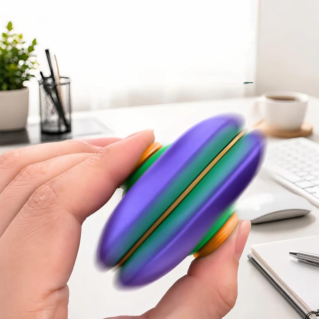 3D Printed Rotating Stress-Relief Gyro Ball, Portable Handheld Spinner Toy, Helps Relieve Anxiety And Improve Focus, Birthday Gift
