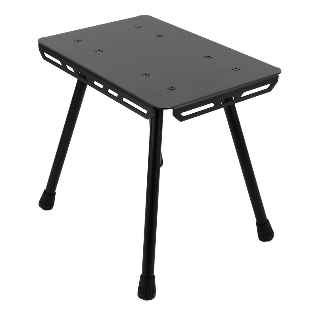 Portable Folding Stool Lightweight Aluminum Oxford Fabric Seat Cushion 330.7lbs Load Bearing Fishing Camping Chair for Hiking