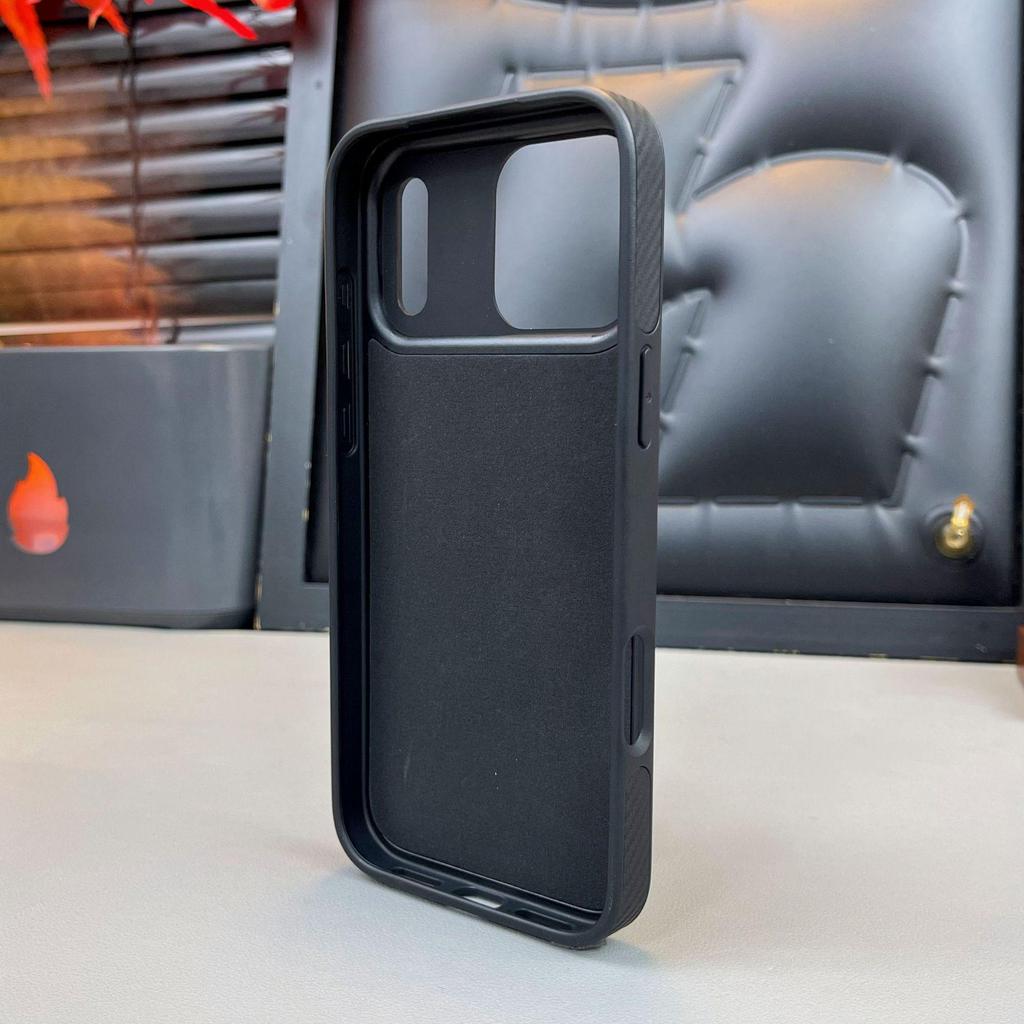 Google 10ProXL Magnetic Phone Case with Fiber Texture & Flannel Lining for Pixel9Pro