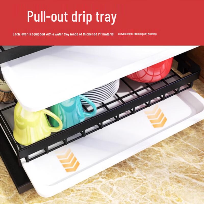 Beifu 304 Stainless Steel 3-Tier Dish Drying Rack
