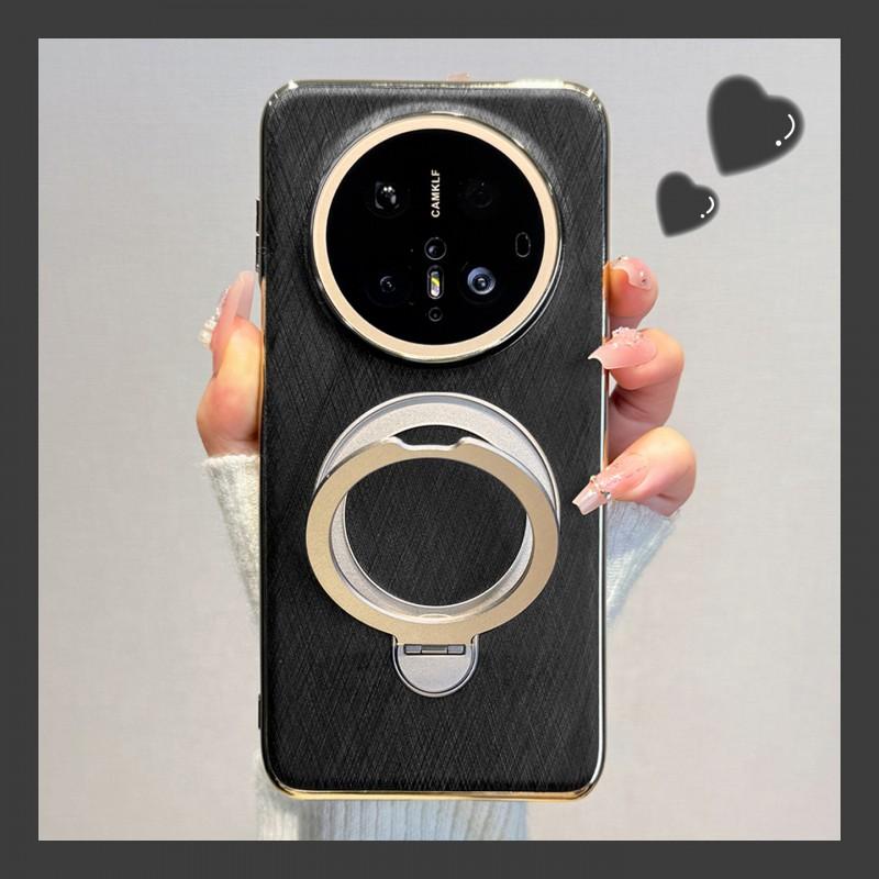 Premium Leather Phone Case With Rotating Kickstand Mate 70 Pro 60 80 Full Camera Protection