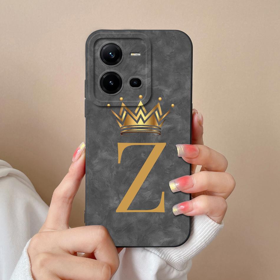 For Vivo V25 V25E Phone Cover Lovely Letters High Quality Case For Vivo V 25 Soft Liquid Silicone Lightweight Anti Drop Fundas