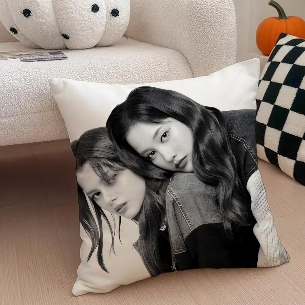 Popular Thai Actress fFreen And Becky Cushion Cover Throw Pillow Cover Hidden Button Durable Polyester Chair Cushion