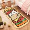 VIKAM Flannel Carpet Cartoon Cute Cool Bedroom Side Rug Soft and Comfortable Easy To Clean Living Room Sofa Mat Home Decoration